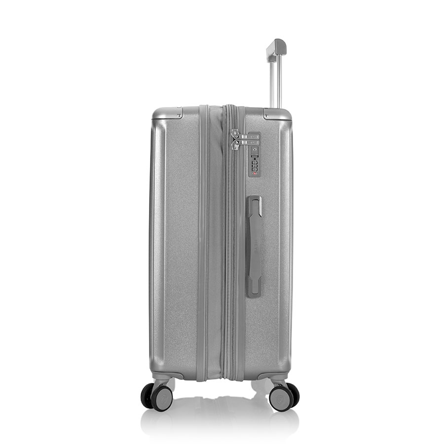 Vali kéo nhựa dẻo Heys Luxe_24 M Silver
