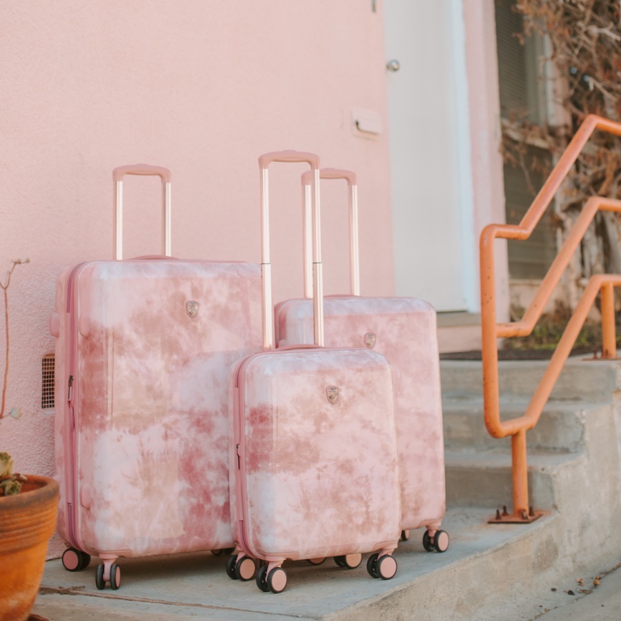 Vali kéo nhựa dẻo Heys Tie Dye_20 S Rose