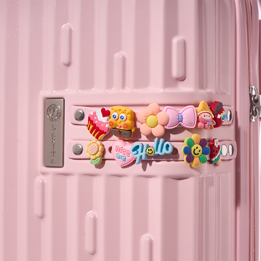 Vali kéo nhựa cứng Larita CharmX LK01_20 S Pink