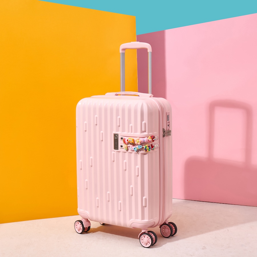 Vali kéo nhựa cứng Larita CharmX LK01_20 S Pink