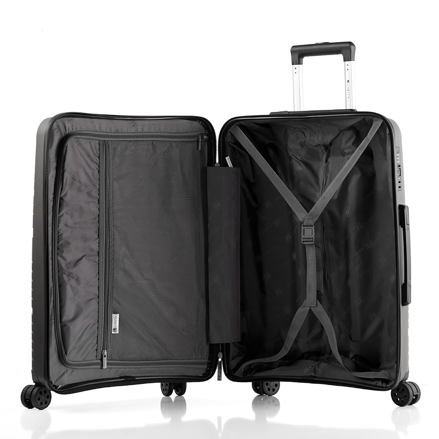 Vali kéo nhựa dẻo Larita Darin AH0824_20 S Black