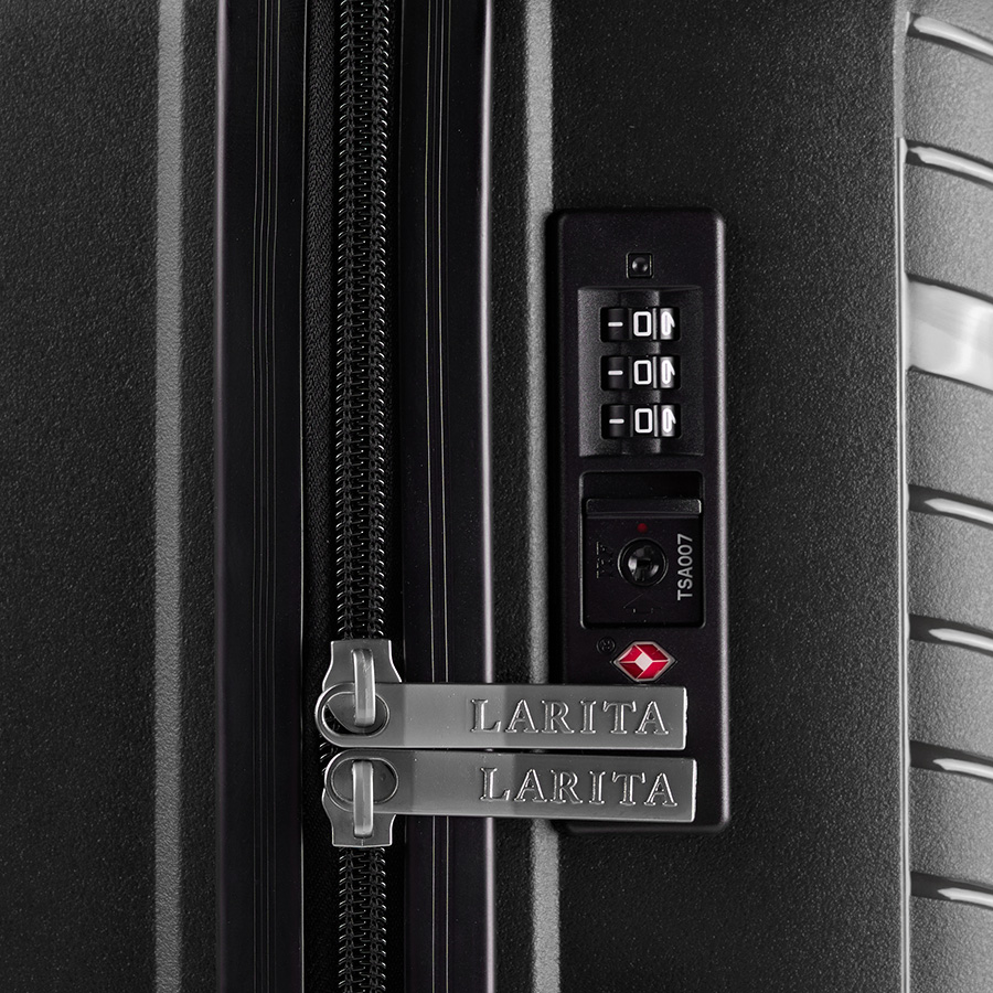 Vali kéo nhựa dẻo Larita Darin AH0824_20 S Black