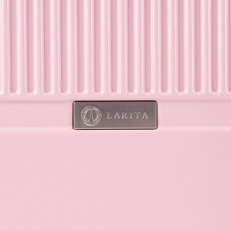 Vali kéo nhựa cứng Combo 2 Vali Larita Era Size S + M Pink