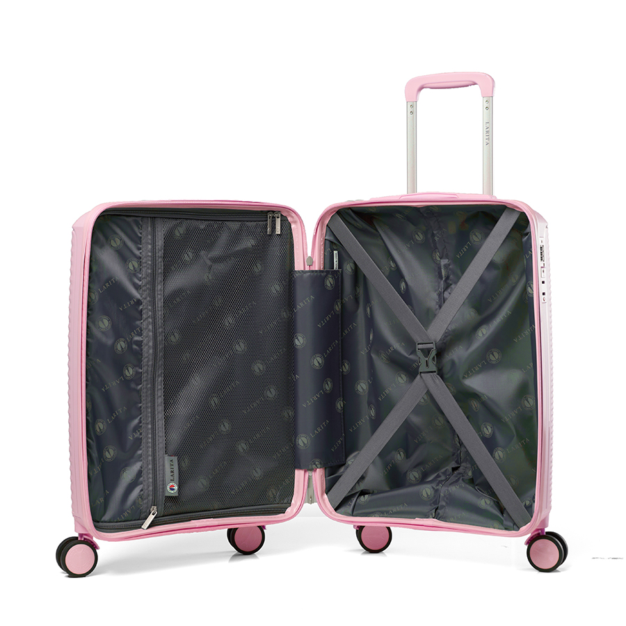 Vali kéo nhựa dẻo Larita Gin AH0225_20 S Pink