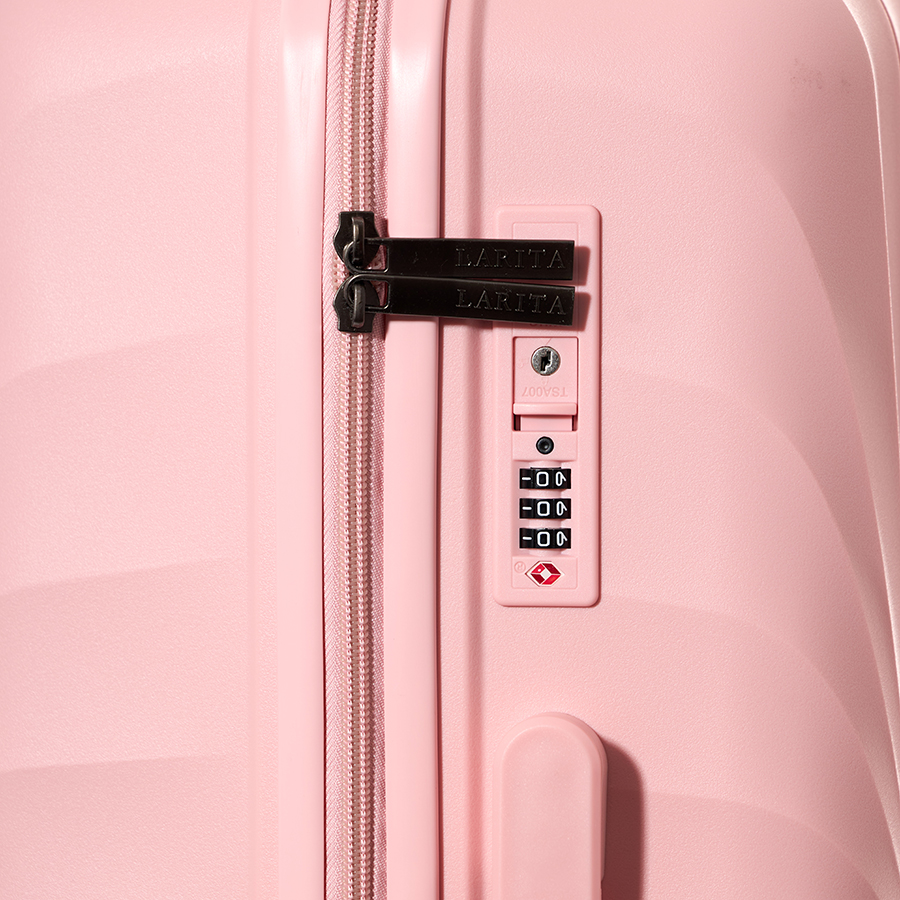 Vali kéo nhựa dẻo Larita Juden MG0624_24 M Pink
