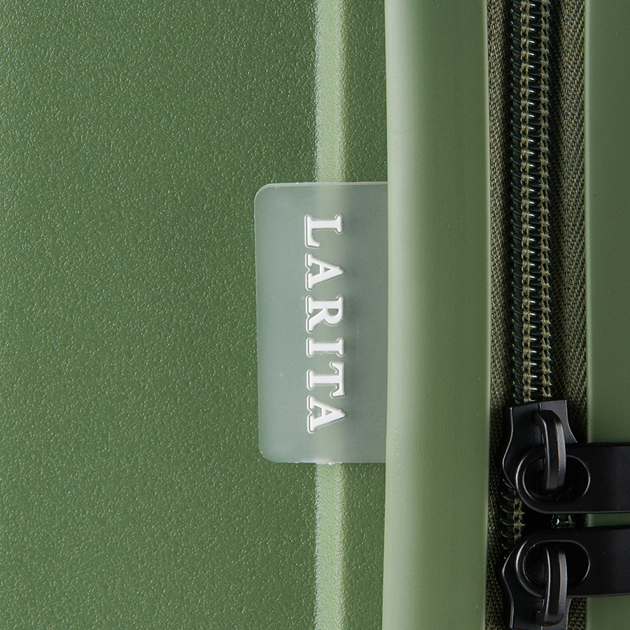 Vali kéo nhựa dẻo Combo 2 Vali Larita Lena Size S + M Green