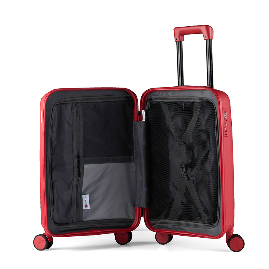 Vali kéo nhựa dẻo Larita Lena LK0225_20 S Red