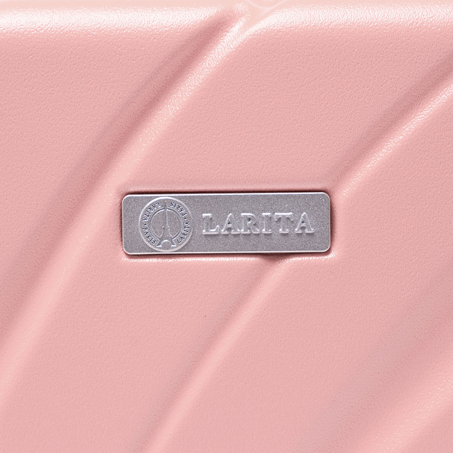 Vali kéo nhựa dẻo Larita Lina YX-01_14 XS Pink