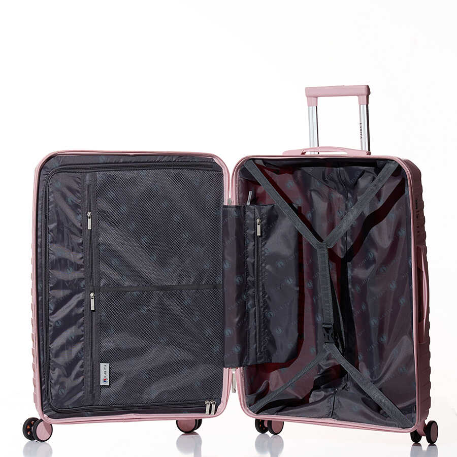 Vali kéo nhựa dẻo Larita Lusy AH1024_24 M Pink