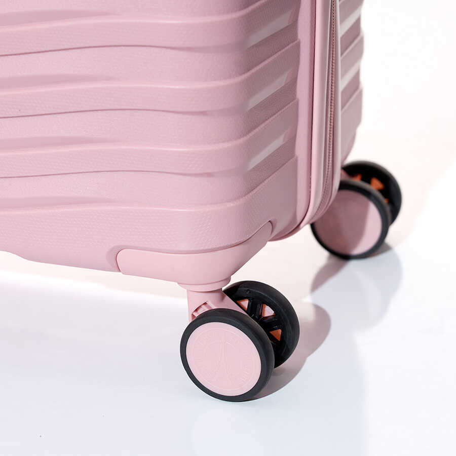 Vali kéo nhựa dẻo Larita Lusy AH1024_24 M Pink