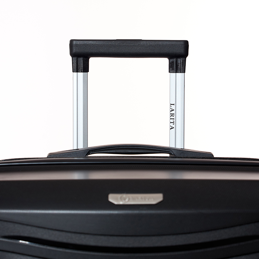 Vali kéo nhựa dẻo Larita Lusy AH1024_24 M Black