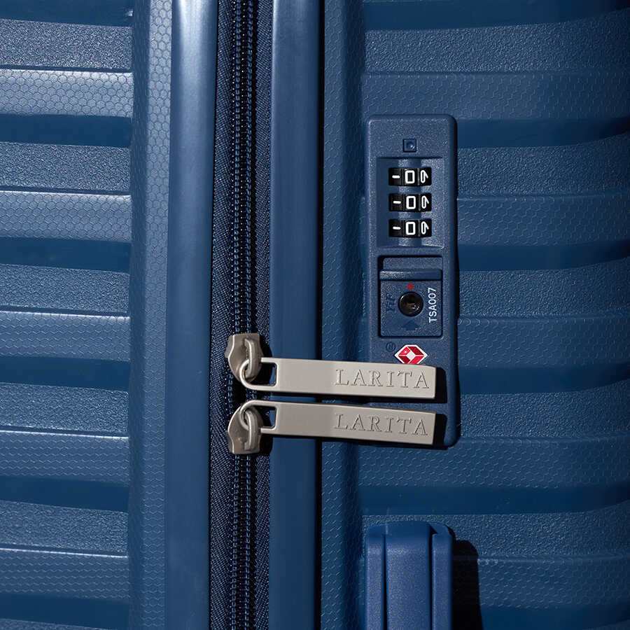 Vali kéo nhựa cứng Larita Lusy AH1024_24 M Blue