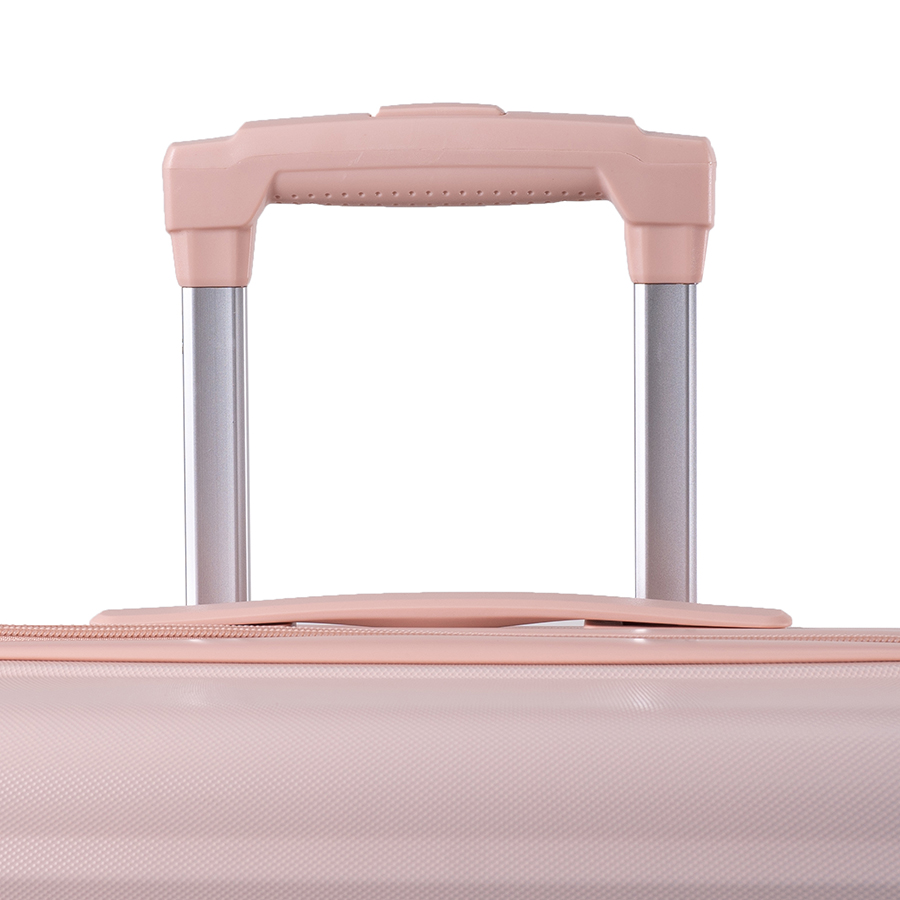 Vali kéo nhựa dẻo Combo 2 Vali Larita Lyra Size S + M Pink