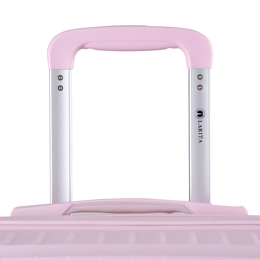 Vali kéo nhựa dẻo Larita Rico AH0324_Combo M+L Pink