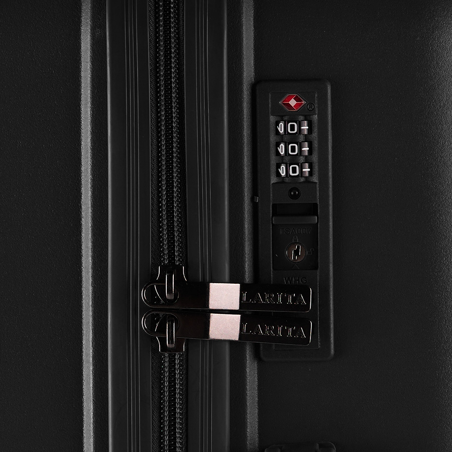 Vali kéo nhựa dẻo Larita Rota MG0324_20 S Black