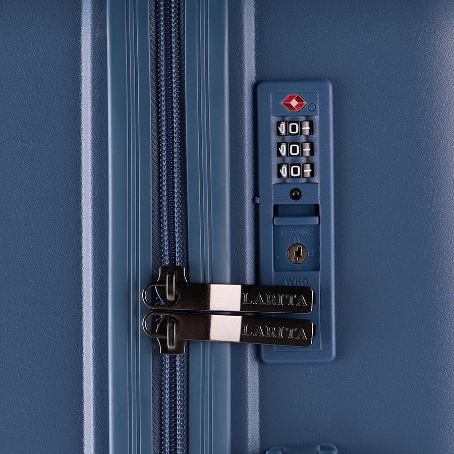 Vali kéo nhựa dẻo Larita Rota MG0324_20 S Blue