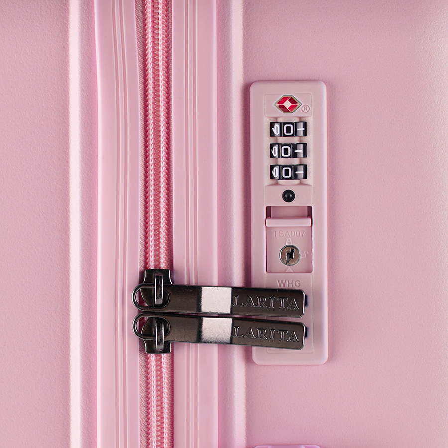 Vali kéo nhựa dẻo Larita Rota MG0324_24 M Pink
