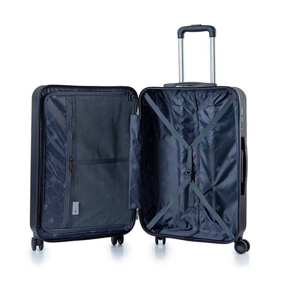 Vali kéo nhựa cứng Larita Sena ID2500_28 L Black