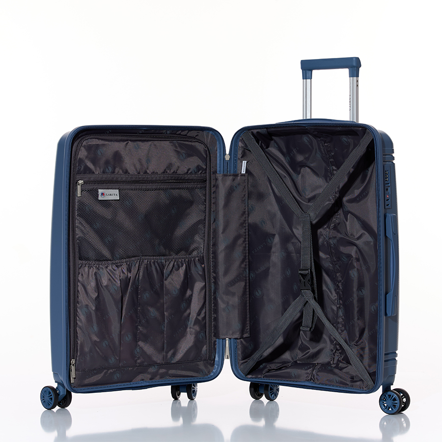 Vali kéo nhựa dẻo Larita Soly AH0924_28 L Blue