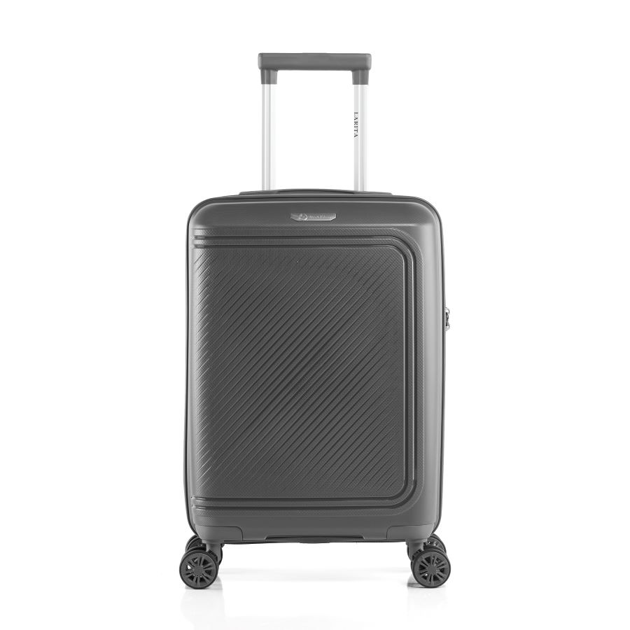 Vali kéo nhựa dẻo Larita Soly AH0924_24 M Dark Grey