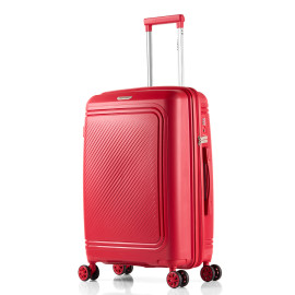 Vali kéo nhựa dẻo Larita Soly AH0924_24 M Red