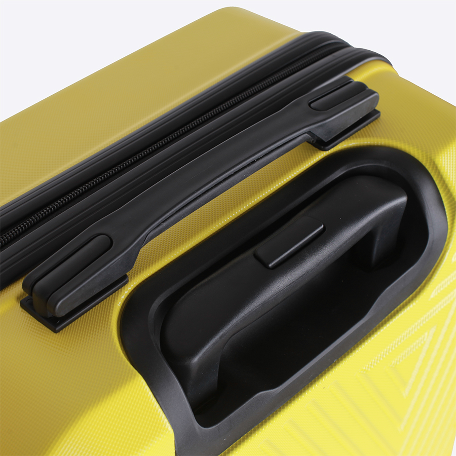 Vali kéo nhựa cứng Larita Tritan HF8012_24 M Yellow