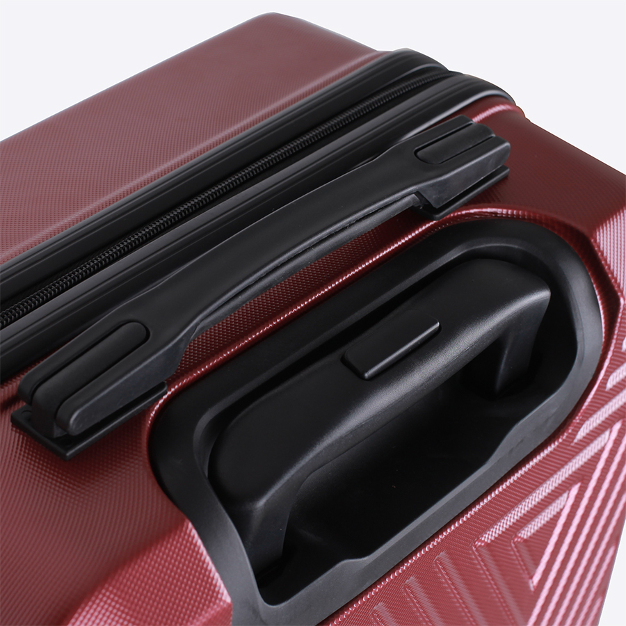 Vali kéo nhựa cứng Larita Tritan HF8012_24 M Red