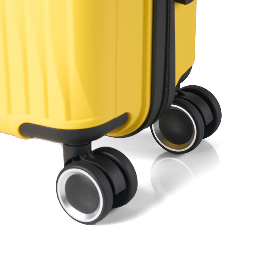 Vali kéo nhựa dẻo Larita Yuno AH0325_20 S Yellow