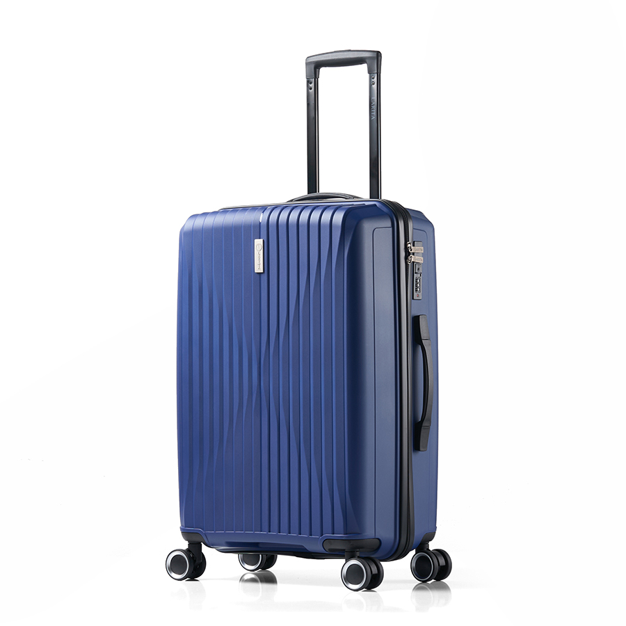 Vali kéo nhựa dẻo Larita Yuno AH0325_20 S Dark Blue