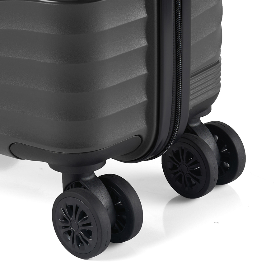 Vali kéo nhựa dẻo Larita Zeni LK0325_19 S Dark Grey