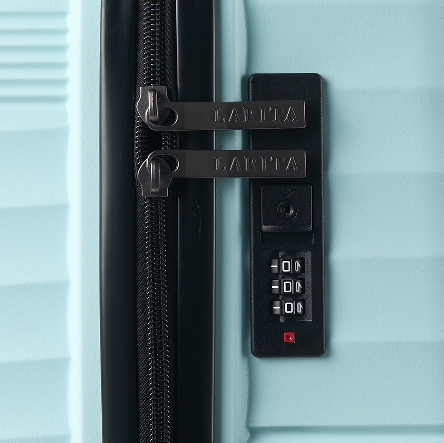 Vali kéo nhựa dẻo Larita Zeni LK0325_19 S Light Blue