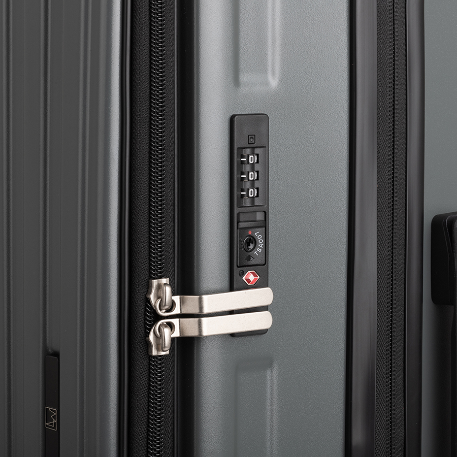 Vali kéo nhựa cứng LW 5524_60/24" M Black