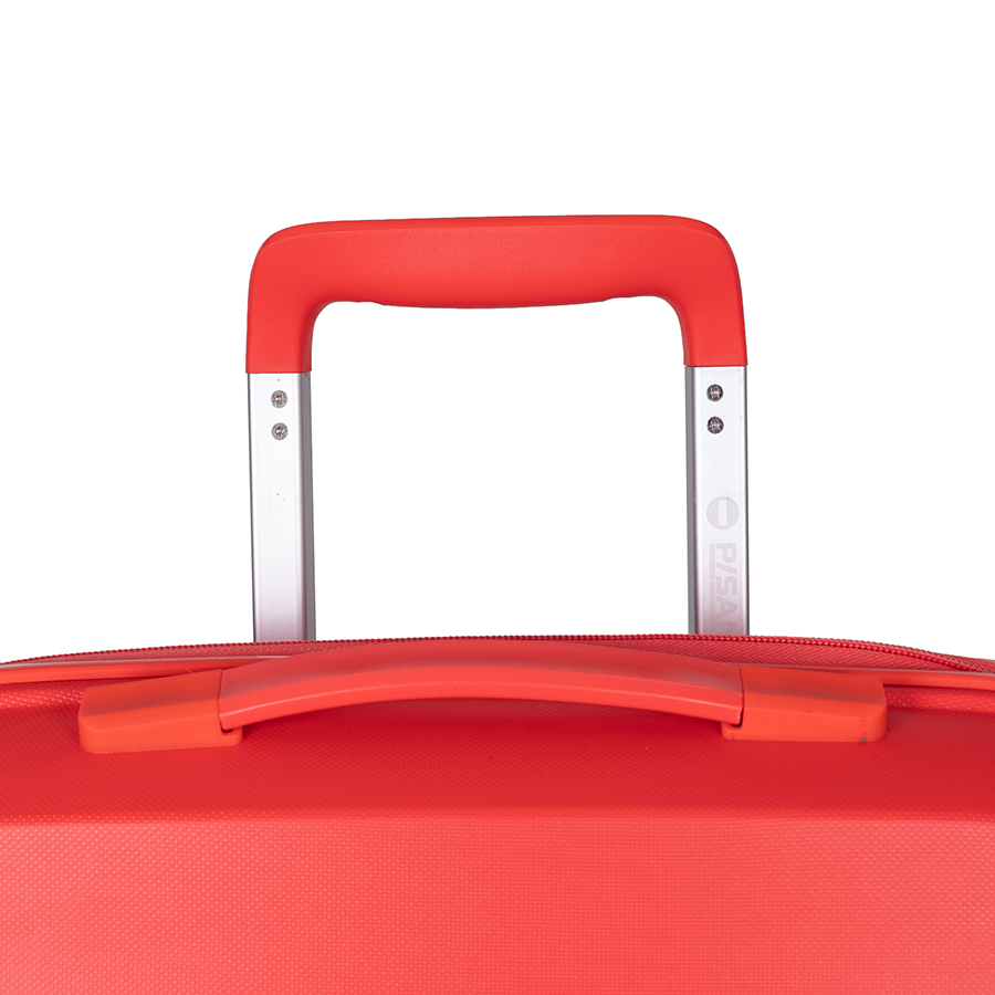 Vali kéo nhựa dẻo Combo 2 Vali Pisani Anika Size M + L Red
