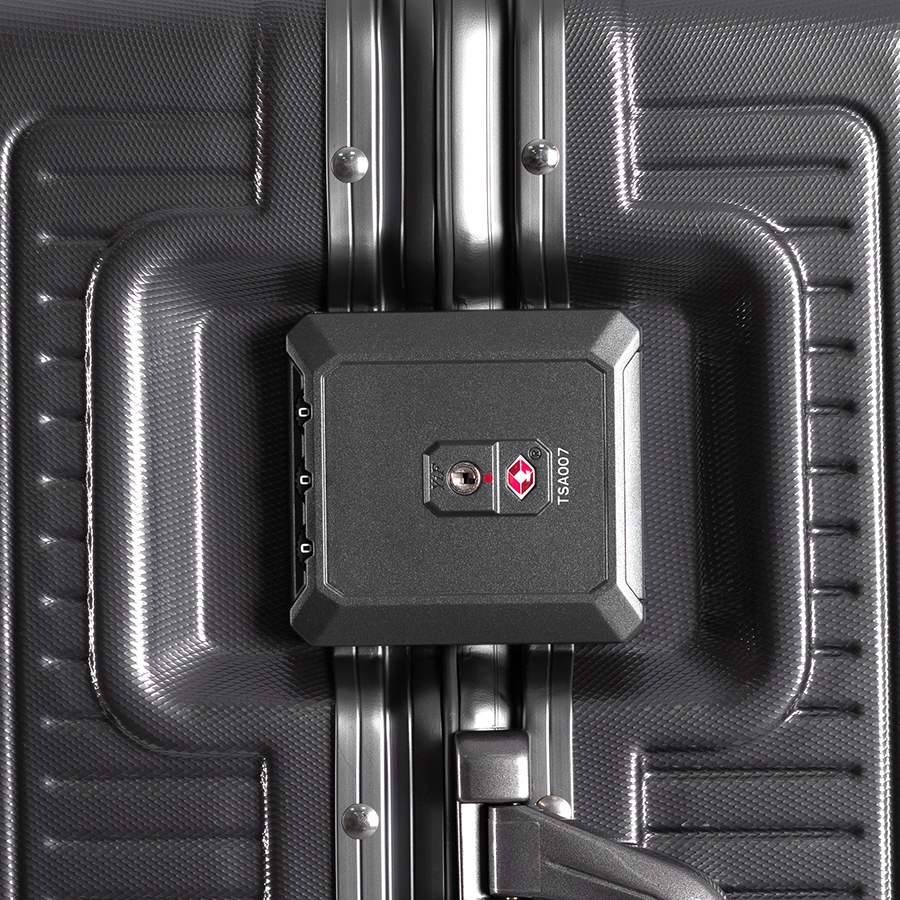 Vali khóa khung Pisani CxO HF3020_20 S Metal Gray