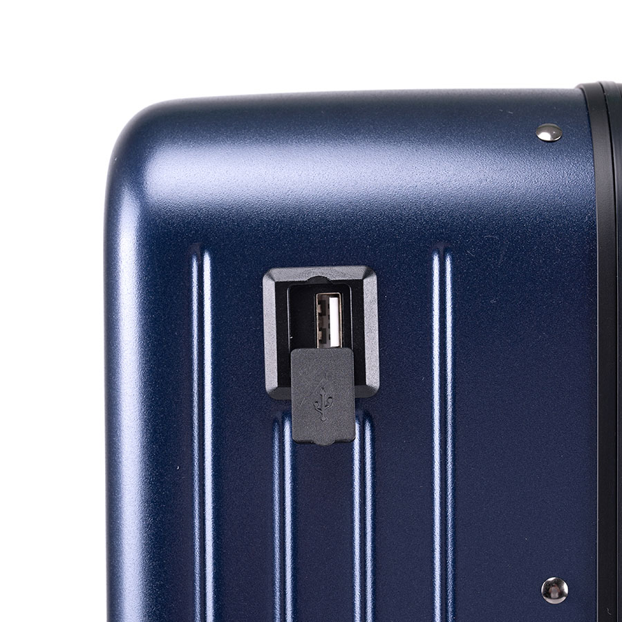 Vali khóa khung Pisani Maximus AF073_24 M Metal Blue