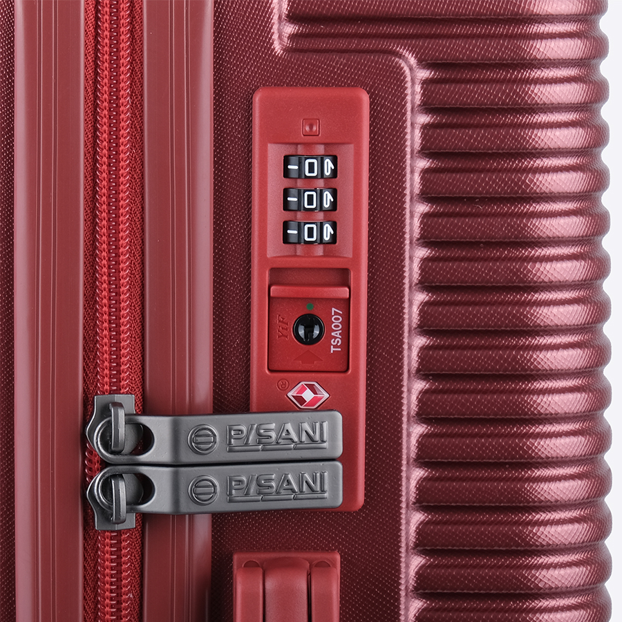 Vali kéo nhựa cứng Pisani Turon HF8004_20 S Red