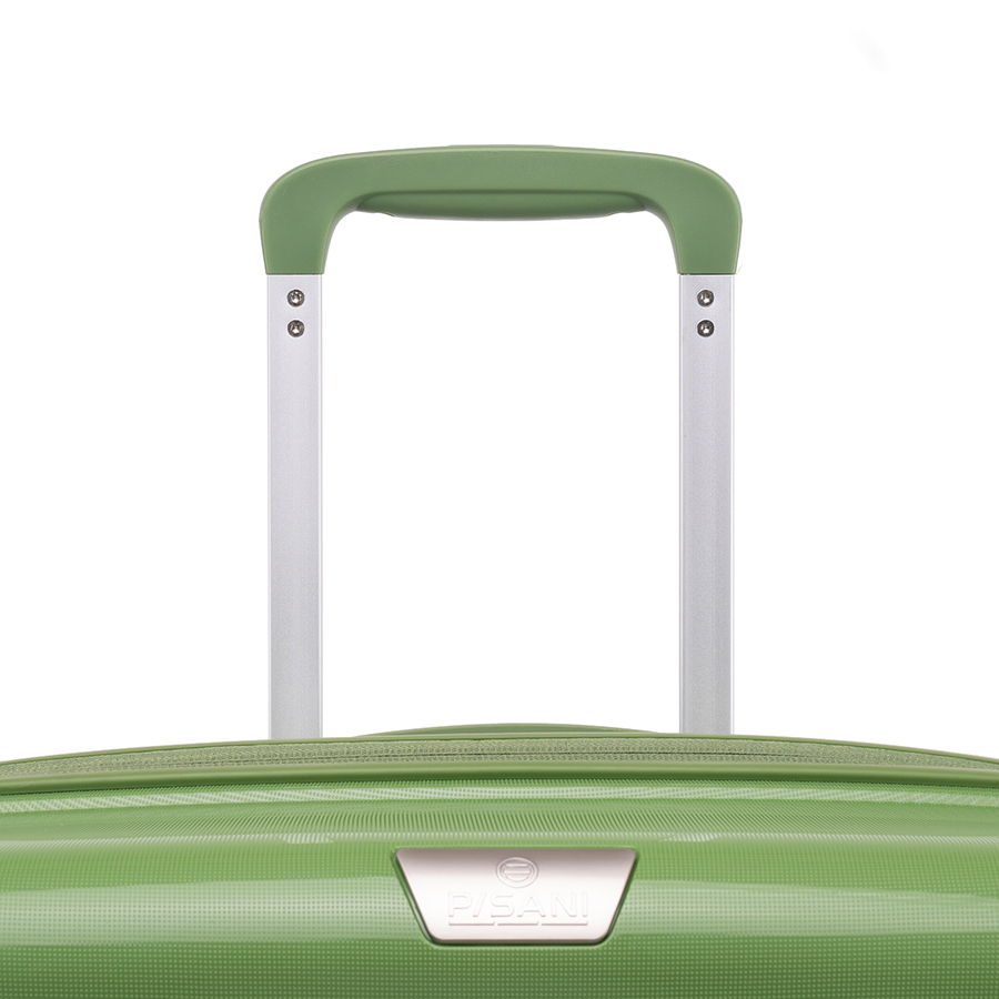 Vali kéo nhựa dẻo Combo 2 Vali Pisani Tyla Size M + L Green