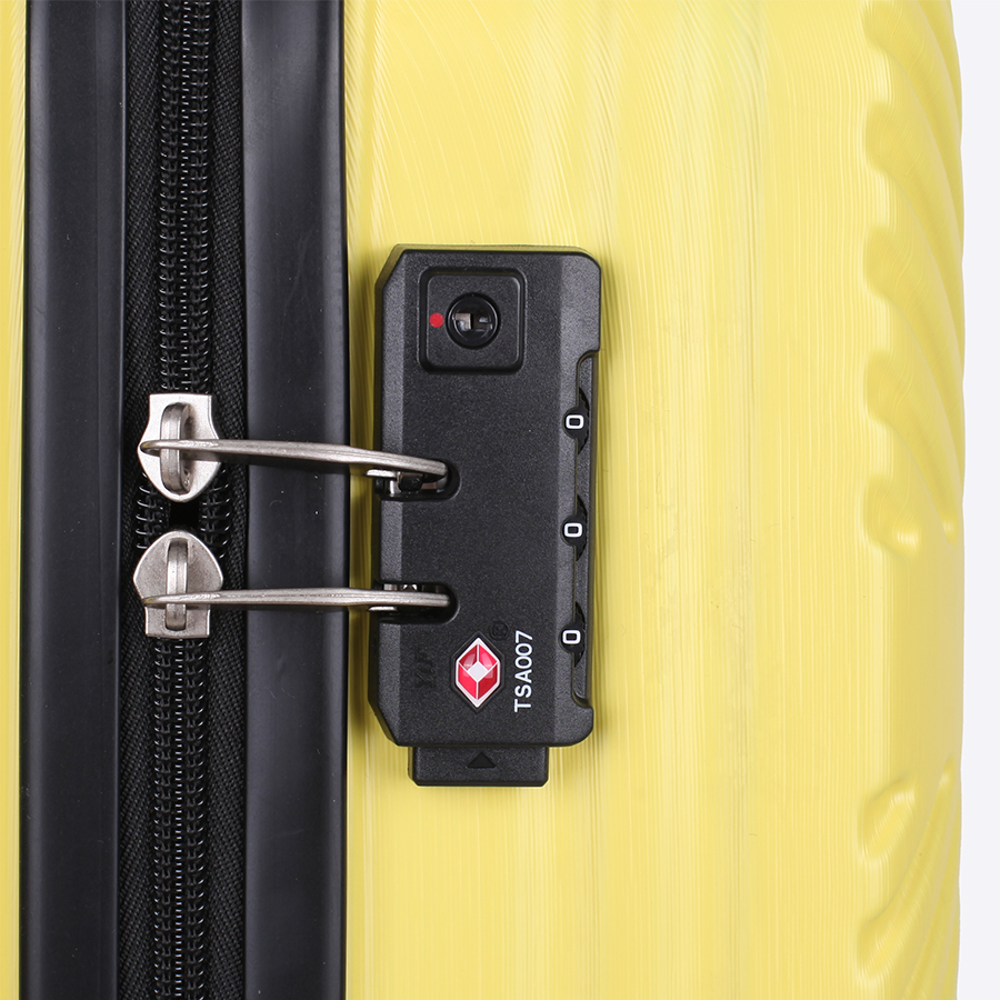 Vali kéo nhựa cứng Valinice Caseta ID2035_20 S Yellow