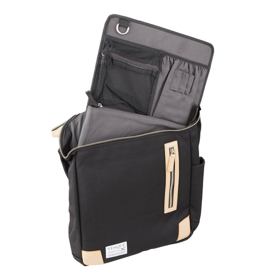 Balo Venque Amsterdam Backpack M Black